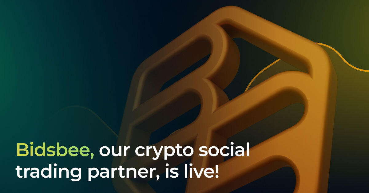 Bidsbee, Our Crypto Social Trading Partner, Is Live!